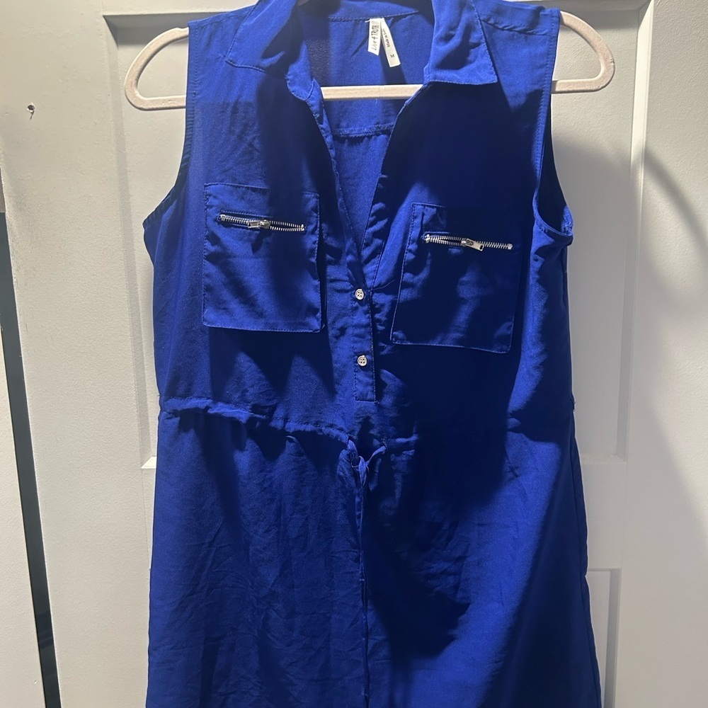 Live 4 Truth Royal Blue shirt dress